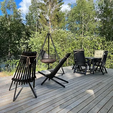 Koselig Med Uteplas Ved Hallingdalselva * Ål